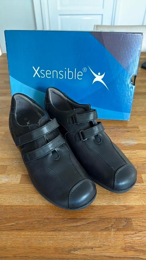 Xsensible, Lucia damesschoen H6, Kleding | Dames, Schoenen, Zo goed als nieuw, Sneakers of Gympen, Zwart, Ophalen of Verzenden