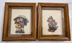 Vintage 3D Hummel schilderijtjes 12 x 14.5 cm, Ophalen of Verzenden