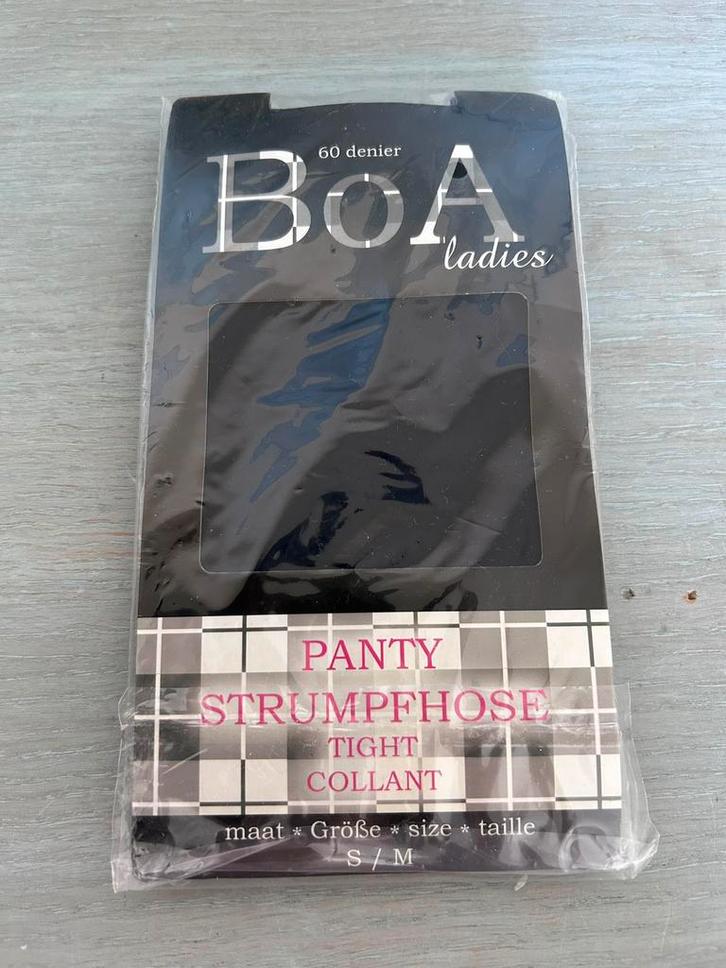 Zwarte panty van Boa. Maat S/M. Nieuw!, Kleding | Dames, Leggings, Maillots en Panty's, Nieuw, Panty, Maat 36/38 (S), Zwart, Verzenden
