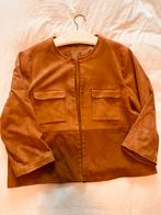 Suède achtige blazer Cortefiel - L, Cortefiel, Bruin, Maat 42/44 (L), Ophalen of Verzenden