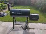 Offset smoker: Texas grill Houston. (kan ook bbq/barbecue), Tuin en Terras, Houtskoolbarbecues, Ophalen, Zo goed als nieuw