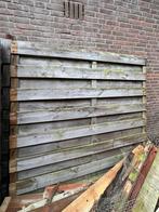 Gratis afhalen Leiderdorp: 4 x oude schutting panelen, Tuin en Terras, Ophalen, Minder dan 3 meter, Hout, 1 tot 2 meter