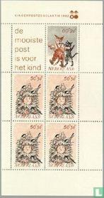 Velletje Kinderzegels NL 1982, Postzegels en Munten, Postzegels | Nederland, Ophalen of Verzenden