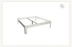 Auping Auronde Bed 180 x 220,  met lattenbodem, Ophalen, Wit, Tweepersoons, Overige maten
