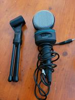 Aukey Condensator Microfoon met Statief, Ophalen of Verzenden, Zo goed als nieuw, Studiomicrofoon