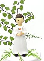 Leuke communie jongetje met een kaars., Ophalen of Verzenden, Nieuw, Versiering, Geboorte of Huwelijk