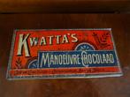 Antiek oud blik reclame Kwatta Manoeuvre Chocolaad Breda, Verzamelen, Overige merken, Gebruikt, Overige, Ophalen of Verzenden