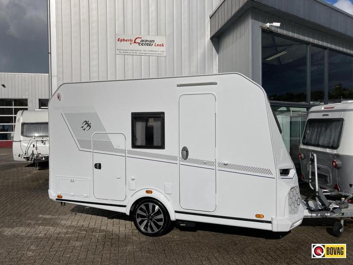 Knaus Yaseo 340 PX Unico / Airco / fietsendr., Caravans en Kamperen, Caravans, Bedrijf, tot en met 2, 750 - 1000 kg, Standaardzit