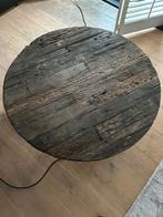 Salon tafel, Huis en Inrichting, Tafels | Salontafels, Gebruikt, Rond, Ophalen of Verzenden, Minder dan 50 cm