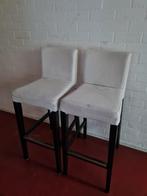 Barkrukken stoelen set met afneembare, wasbare hoezen Ikea, Ophalen, Gebruikt, Twee, Metaal