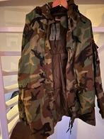 Orginele Militaire camouflage parka XLwind en waterdicht, Ophalen of Verzenden, Zo goed als nieuw