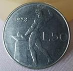 50 L 1978 Italie, Postzegels en Munten, Penningen en Medailles, Ophalen of Verzenden