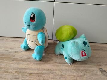 Pokemon Knuffels - Squirtle & Bulbasaur beschikbaar voor biedingen