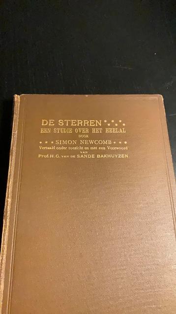 De sterren het heelal - newcomb 1902 antiek sterrenkunde beschikbaar voor biedingen
