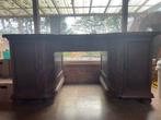 Klassiek massief houten bureau, Huis en Inrichting, Bureaus, Ophalen, Gebruikt