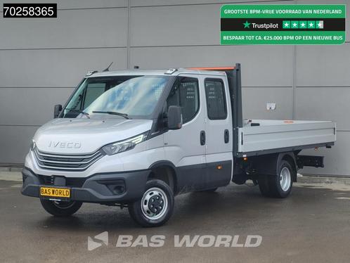 Iveco Daily 35C21 Automaat 2025model Open laadbak Dubbel Cab, Auto's, Bestelauto's, Bedrijf, Te koop, Airconditioning, Bluetooth