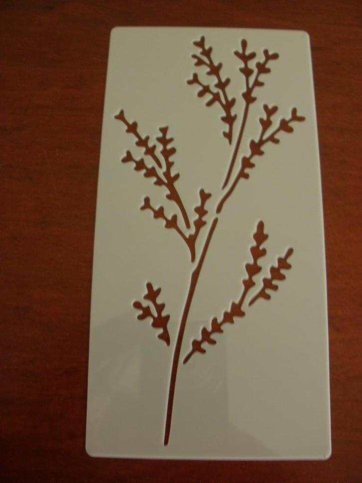 1332– HERBRUIKBAAR SJABLOON –BLOESEM TAK, Hobby en Vrije tijd, Knutselen, Nieuw, Materiaal, Ophalen of Verzenden