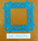 snijmal Vierkant met vlinders, Hobby en Vrije tijd, Kaarten | Zelf maken, Ophalen of Verzenden, Nieuw, Overige thema's, Pons of Mal