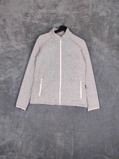 Jack Wolfskin Fleece Vest L Dames Grijs Sweater, Kleding | Dames, Truien en Vesten, Zo goed als nieuw, Maat 42/44 (L), Grijs, Ophalen of Verzenden
