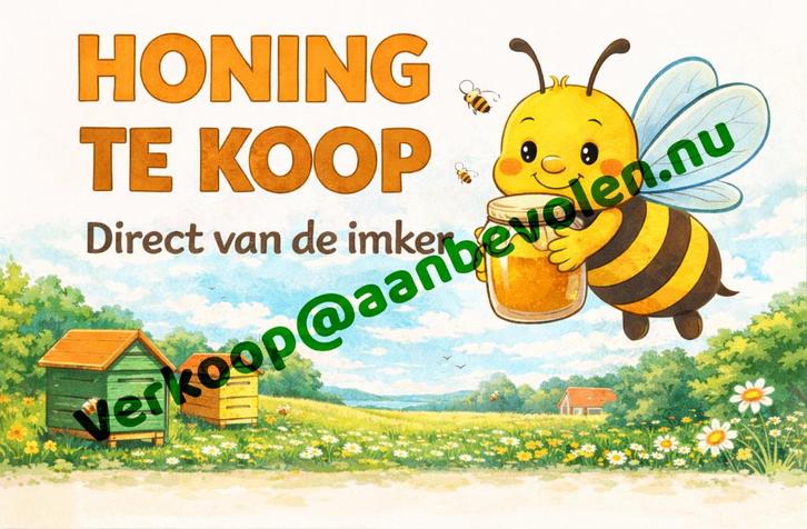 Honing Te Koop Bordje – honingbordje – bijenkast, Dieren en Toebehoren, Insecten en Spinnen, Bijen