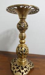 Goudkleurige kandelaar India?? [1457], Antiek en Kunst, Ophalen, Koper of Brons