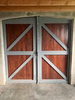 Grote Schuurdeur - 248x245 cm, Doe-het-zelf en Verbouw, Deuren en Horren, Ophalen, Gebruikt, Garagedeur, Schuifdeur