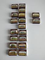 Vintage Railway Engines 18 lege luciferdoosjes Cornish Match, Ophalen, Gebruikt, Luciferdoosjes of -merken