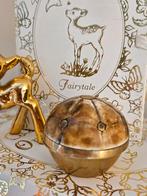Vintage messing brass en bone bot trinketbox sieraden box, Antiek en Kunst, Ophalen of Verzenden