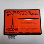 Oude sticker.  Haarstylist  van Bavel. Krimpen a/d IJssel., Verzamelen, Stickers, Ophalen of Verzenden, Zo goed als nieuw, Overige typen