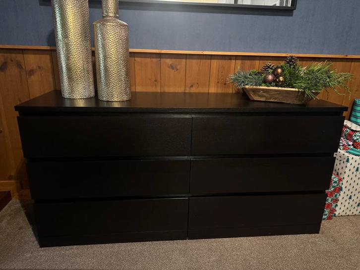 IKEA Malm Kast - Praktisch en Stijlvol, Huis en Inrichting, Kasten | Ladekasten, Gebruikt, 100 tot 150 cm, 25 tot 50 cm, 5 laden of meer