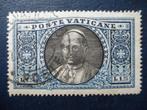 Postzegels Vaticaan 1933 nr 31 paus Pius - cw € 7,00., Postzegels en Munten, Ophalen of Verzenden, Gestempeld