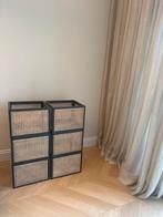 Opbergbak zwart/rotan H&M, Ophalen of Verzenden, Zo goed als nieuw, Overige materialen, Minder dan 50 cm