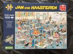 Jan van Haasteren puzzel puzzle 1000 stukjes De Kattenshow, Ophalen of Verzenden, 500 t/m 1500 stukjes, Gebruikt, Legpuzzel