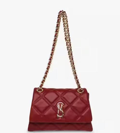 New Steve Madden Bag Maroon, Sieraden, Tassen en Uiterlijk, Tassen | Damestassen, Nieuw, Schoudertasje, Rood, Ophalen of Verzenden