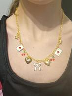 Gouden bedel ketting, Ophalen of Verzenden, Zo goed als nieuw, Goud, Overige materialen