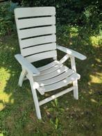 Houten klapstoelen tuin, 4 stuks - brocante, Ophalen, Gebruikt, Hout