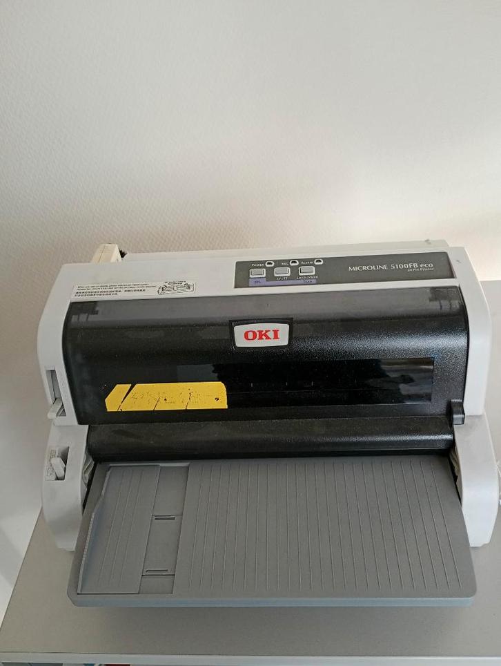 OKI Microline 5100FB eco | 24-Pin Matrixprinter, Computers en Software, Printers, Gebruikt, Printer, Overige technieken, Ophalen of Verzenden