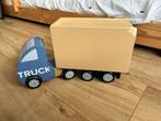 Houten Vrachtwagen - Kids concept, Kinderen en Baby's, Speelgoed | Houten speelgoed, Ophalen of Verzenden, Gebruikt, Rij- of Hobbelspeelgoed