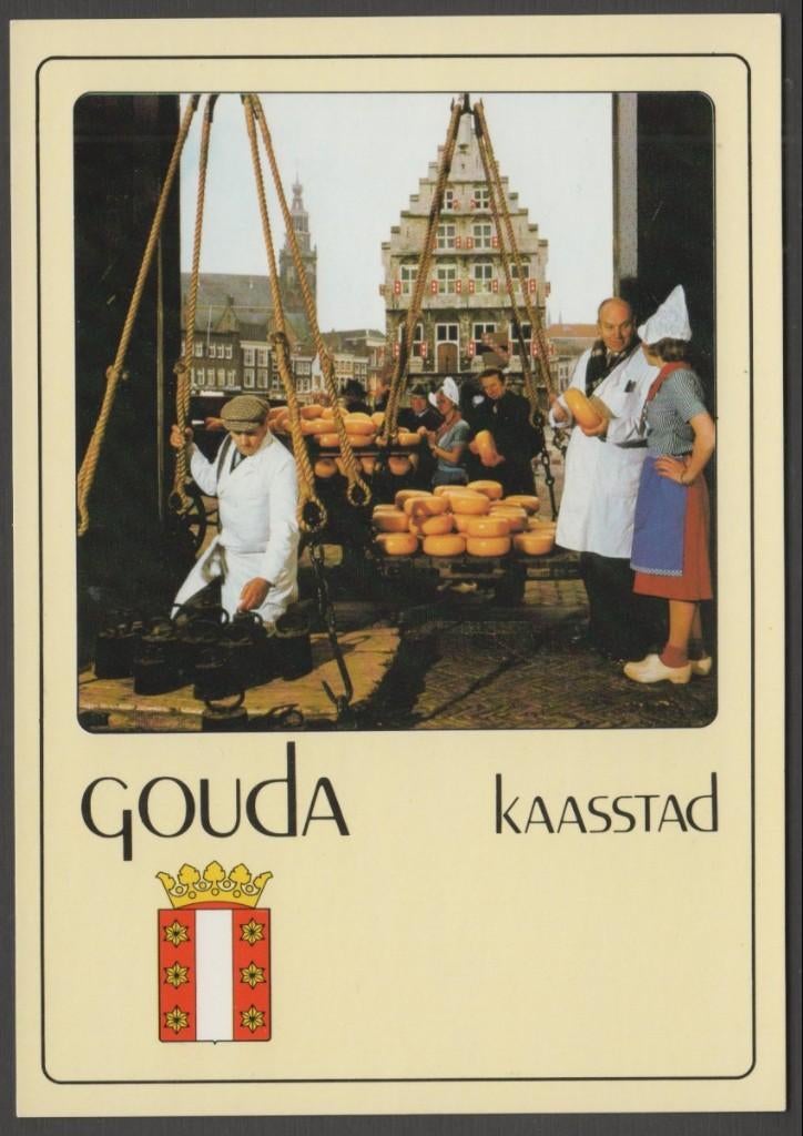 Gouda Kaasstad Ongelopen 1984, Verzamelen, Verzenden, 1980 tot heden, Ongelopen, Zuid-Holland