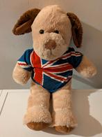 Knuffel Hond met Engelse Vlag Pakje, Ophalen, Zo goed als nieuw, Hond