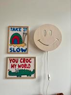 2 kleurrijke nieuwe posters van inouiboutique, cannes, Rechthoekig Staand, A4 of kleiner, Nieuw, Ophalen of Verzenden