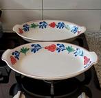 Boerenbont schalen 31cm, Ophalen of Verzenden, Aardewerk, Boerenbont, Schaal of Schalen