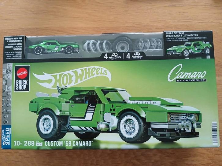 Mattel Brick shop Hot Wheels Custom '68 camaro Nieuw!, Kinderen en Baby's, Speelgoed | Speelgoedvoertuigen, Nieuw, Ophalen of Verzenden