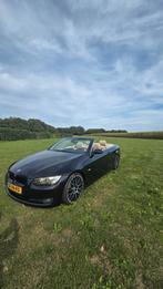 BMW 3-Serie 2.0 I 320 Cabrio AUT 2007 Zwart, Auto's, Automaat, 1995 cc, Beige, 4 cilinders