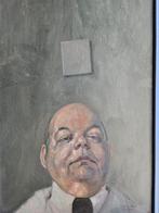 Schilderij olieverf op board portret door Maurice Brenkman, Ophalen