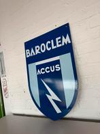 BAROCLEM Accus emaille reclamebord, Reclamebord, Gebruikt, ., Ophalen of Verzenden