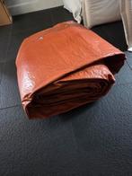 3 Grote Oranje Dekzeilen - Stevig!, Doe-het-zelf en Verbouw, Zeil en Folie, Ophalen of Verzenden, Gebruikt, 15 m² of meer, Zeil