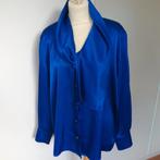 Basler zijdezachte blouse Royal Blue €35 vintage 90ths, Kleding | Dames, Zo goed als nieuw, Verzenden, Blauw, Basler
