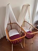 Tweeling wiegjes vintage, Ophalen, Zo goed als nieuw, Wieg