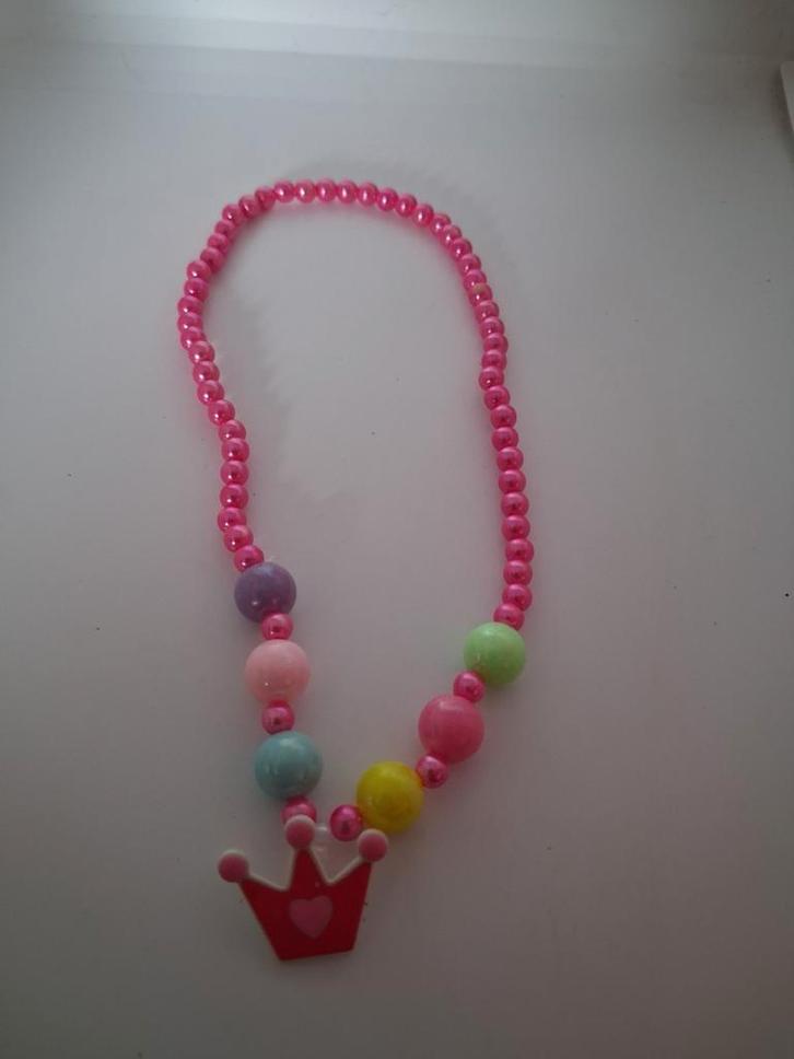 Kinder kettingen, Sieraden, Tassen en Uiterlijk, Kindersieraden, Gebruikt, Ketting, Overige kleuren, Verzenden